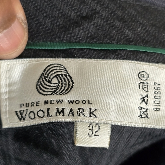 Greg Peter Mens Pure New Wool Dress Pants in size 32. 100% Wool Fabric - Picture 6 of 7